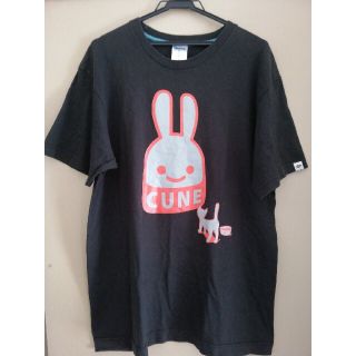 キューン(CUNE)のキューン　Tシャツ　ブラック(Tシャツ/カットソー(半袖/袖なし))