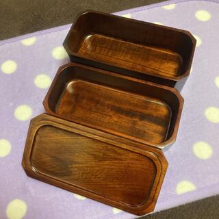 1点限り 高級品 骨董品 日本製 漆 木製 コンパクト 軽量 弁当箱 木箱(食器)