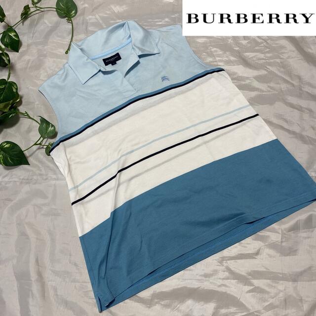 BURBERRY - ☆BURBERRY GOLF☆バーバリーゴルフノースリーブシャツの