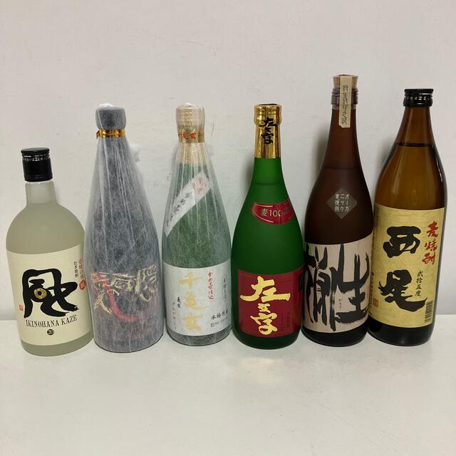 191【麦焼酎飲み比べ6本セット】6本セット