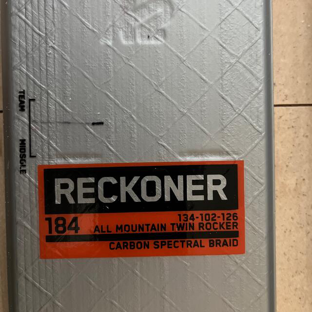 スキー k2 reckoner 184cm 2019-2020