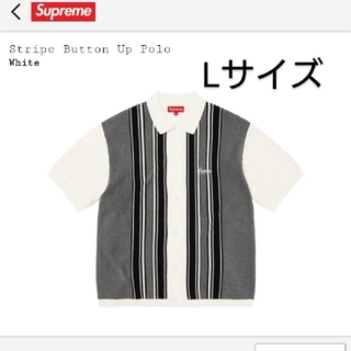 シュプリーム(Supreme)の【シュプリーム最新作】Supreme Stripe Button Up Polo(ポロシャツ)