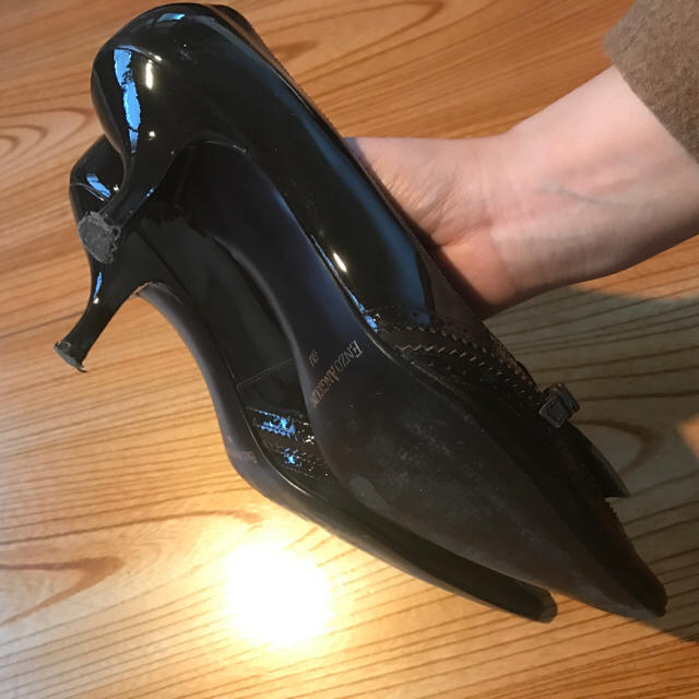 Enzo Angiolini(エンゾーアンジョリーニ)のenzo angiolini♡ポインテッドトゥパンプス 23cm レディースの靴/シューズ(ハイヒール/パンプス)の商品写真