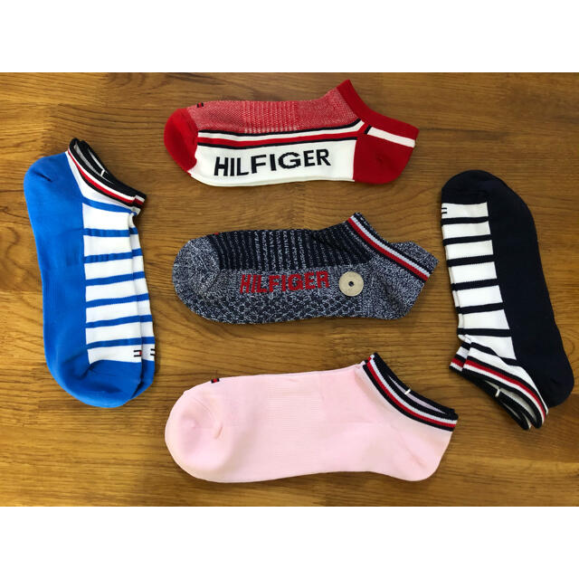 TOMMY HILFIGER(トミーヒルフィガー)の新品トミーヒルフィガーTOMMY HILFIGERレディース5足セット107 レディースのレッグウェア(ソックス)の商品写真