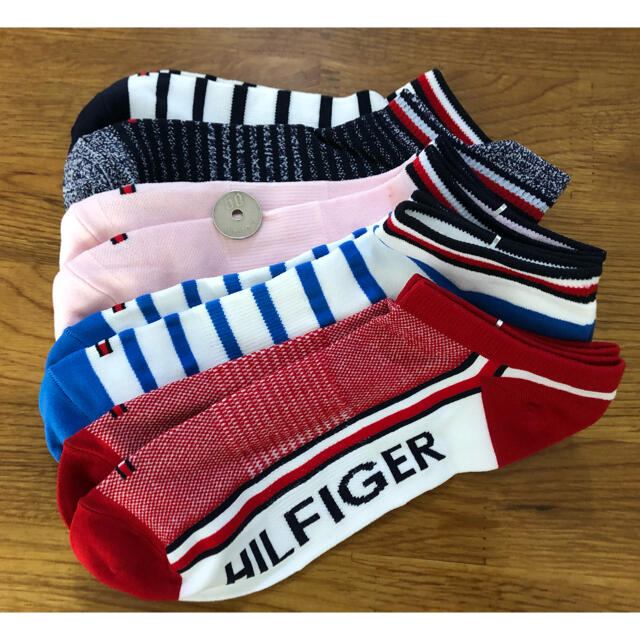 TOMMY HILFIGER(トミーヒルフィガー)の新品トミーヒルフィガーTOMMY HILFIGERレディース5足セット107 レディースのレッグウェア(ソックス)の商品写真