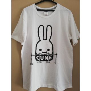 キューン(CUNE)のプルペンポン様専用★キューン　Tシャツ　ホワイト(Tシャツ/カットソー(半袖/袖なし))