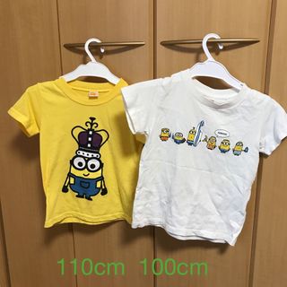 ユニクロ(UNIQLO)のミニオンTシャツ　ユニクロ100cm 110cm (Tシャツ/カットソー)