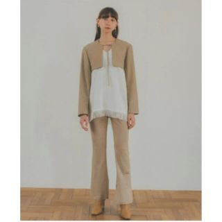 クラネ(CLANE)のCLANE SOFT JERSEY FLARE PANTS クラネ(カジュアルパンツ)