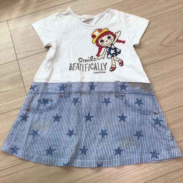 daddy oh daddy(ダディオーダディー)のDaddy On Daddy    ダディコワンピース  100 キッズ/ベビー/マタニティのキッズ服女の子用(90cm~)(ワンピース)の商品写真