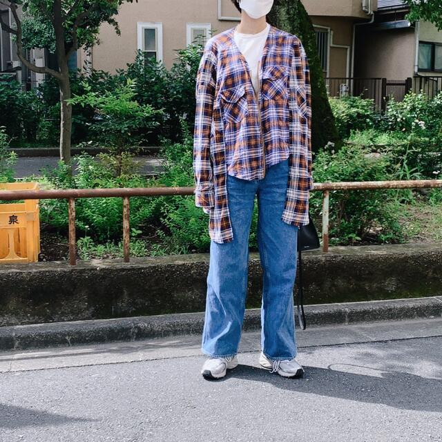 sacai(サカイ)の77circa一点物のチェックシャツリメイクブルゾン レディースのトップス(シャツ/ブラウス(長袖/七分))の商品写真