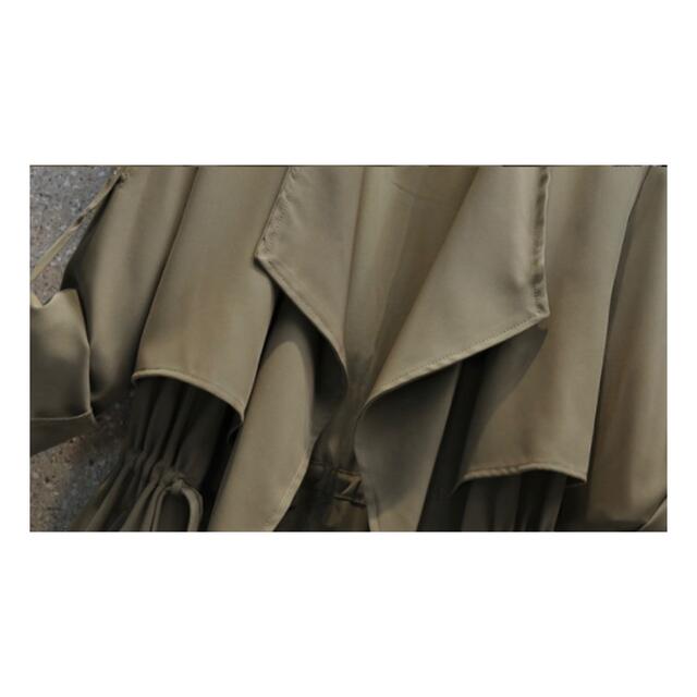 ノーカラーテーラードコート　薄手 レディースのジャケット/アウター(ノーカラージャケット)の商品写真