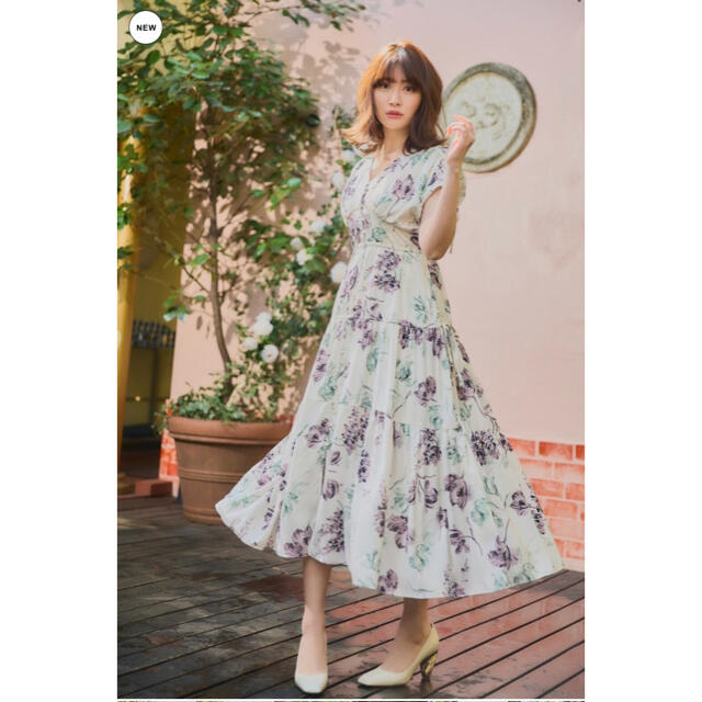 herlipto Full Of Love Long Dress レディースのワンピース(ロングワンピース/マキシワンピース)の商品写真