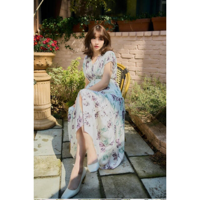 herlipto Full Of Love Long Dress レディースのワンピース(ロングワンピース/マキシワンピース)の商品写真