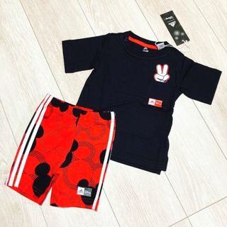 アディダス(adidas)のadidas ディズニー★新品 ミッキー 上下 セットアップ(Ｔシャツ)