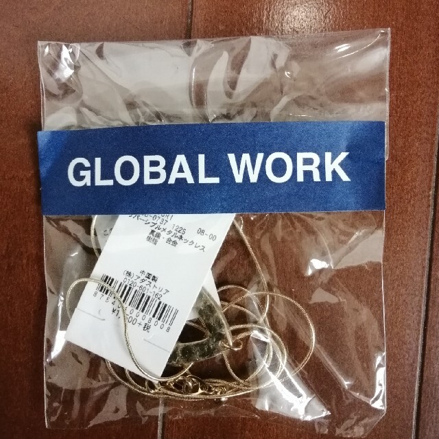 GLOBAL WORK(グローバルワーク)のGROBAL WORK リバーシブルメタルネックレス レディースのアクセサリー(ネックレス)の商品写真