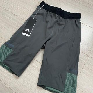 アディダス(adidas)のアディダ新品  Climachill ロングタイツ トレースグリーン(ウェア)