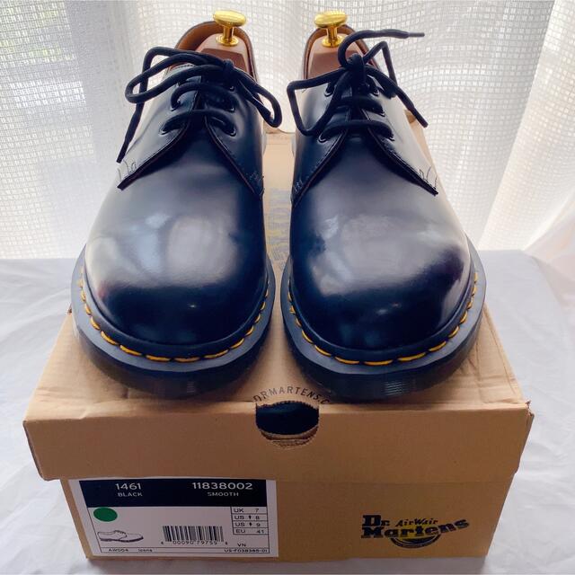 Dr.Martens(ドクターマーチン)の未使用 ドクター・マーチン 1461 3ホール 黒 シューツリー 付 メンズの靴/シューズ(その他)の商品写真