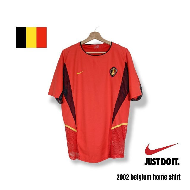 2002 日韓 W杯　ベルギー 代表　ホーム　ユニフォーム　ナイキ　NIKE