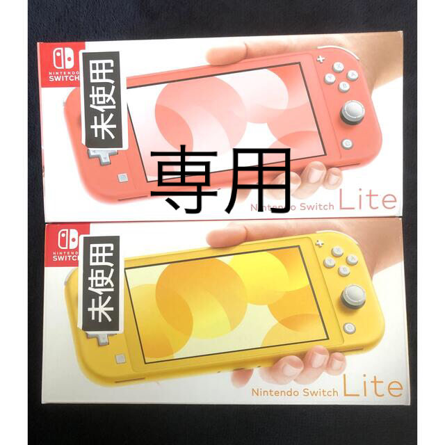【予約販売品】 Switch LITE 2台セット　Switch版モンスターハンター本体 家庭用ゲーム機本体