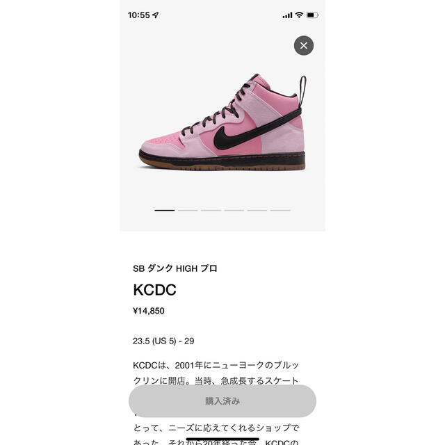 NIKE(ナイキ)のjay様専用　27cm NIKE SB ダンクHI KCDC  BROOKLYN メンズの靴/シューズ(スニーカー)の商品写真