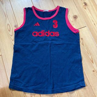 アディダス(adidas)のadidas タンクトップ 紺赤 ランニングシャツ(Tシャツ/カットソー)