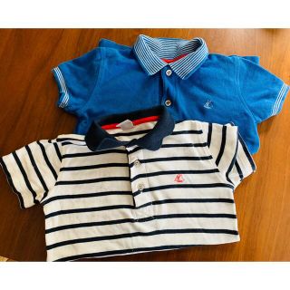 プチバトー(PETIT BATEAU)の●プチバトー  オシャレなポロシャツ❁¨̮(Tシャツ/カットソー)