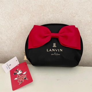 ランバンオンブルー(LANVIN en Bleu)のLANVIN ランバン オン ブルー　ポーチ　ディズニーコラボ　ミニー(キャラクターグッズ)