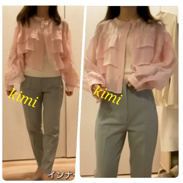 ZARA - ZARA 完売済 (M ライトピンク) フリルロマンティック