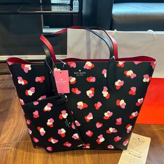 ケイトスペードニューヨーク(kate spade new york)のケイトスペードkate spadeレシート付正規品！リバーシブル本革トートバッグ(トートバッグ)