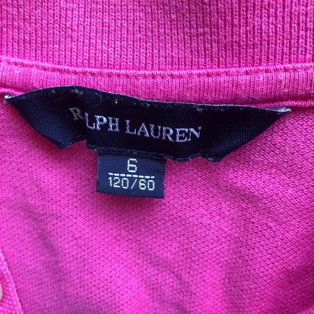 Ralph Lauren(ラルフローレン)のラルフローレン　ポロ　Ｔシャツ　ポロシャツ　120 キッズ/ベビー/マタニティのキッズ服女の子用(90cm~)(Tシャツ/カットソー)の商品写真