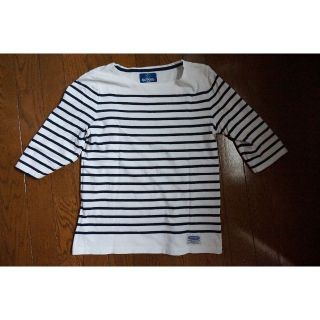 アウトドア(OUTDOOR)のヒロ様専用  ｈ１７　サイズM　七分袖Tシャツ　マリンボーダー(Tシャツ(長袖/七分))