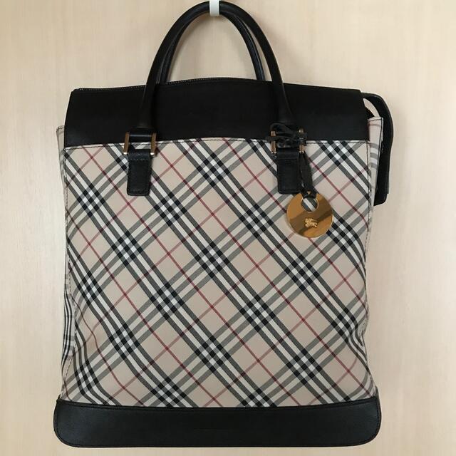 最前線の BURBERRY - バーバリー ノバチェック柄 トートバッグ チャーム付き トートバッグ - www.proviasnac.gob.pe