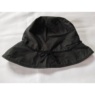 ムジルシリョウヒン(MUJI (無印良品))の無印良品　帽子　レディース　黒　55〜57.5cm(ハット)