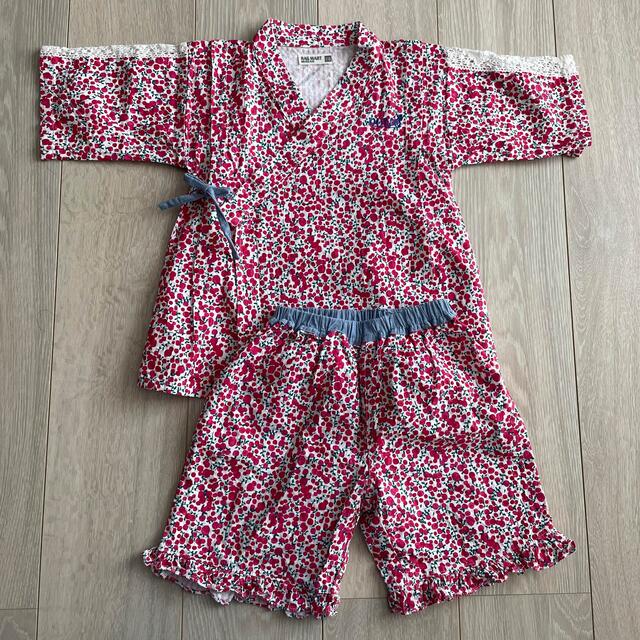 RAG MART(ラグマート)のラグマート　甚平　女の子　110㎝　美品 キッズ/ベビー/マタニティのキッズ服女の子用(90cm~)(甚平/浴衣)の商品写真