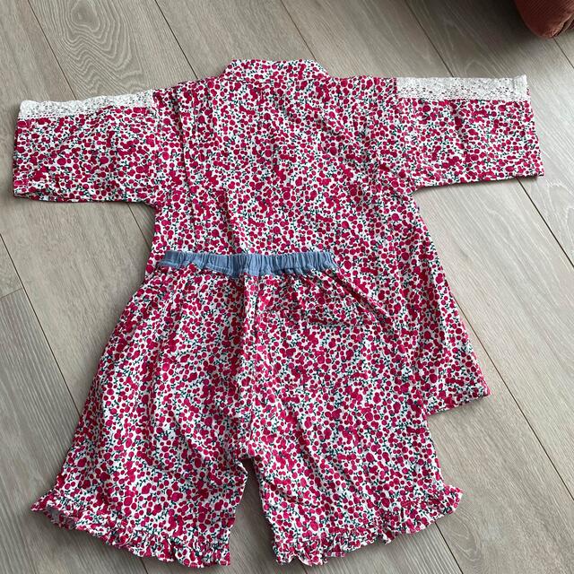 RAG MART(ラグマート)のラグマート　甚平　女の子　110㎝　美品 キッズ/ベビー/マタニティのキッズ服女の子用(90cm~)(甚平/浴衣)の商品写真