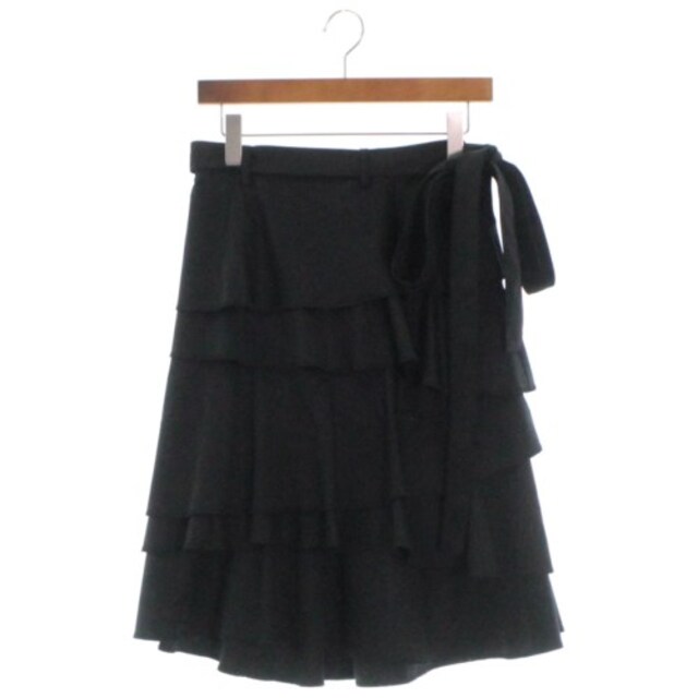 BLACK COMME des GARCONS(ブラックコムデギャルソン)のBLACK COMME des GARCONS ひざ丈スカート レディース レディースのスカート(ひざ丈スカート)の商品写真