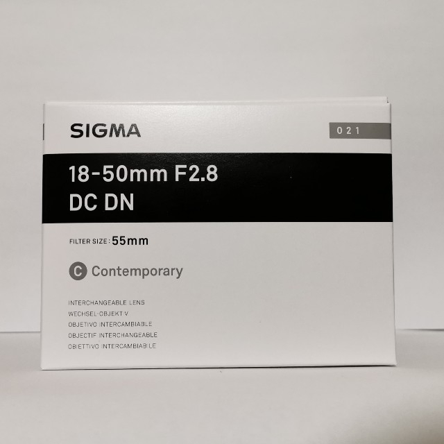 SIGMA(シグマ)の未使用品　SIGMA 18 50 F2.8 DC DN Eマウント APS-C スマホ/家電/カメラのカメラ(レンズ(ズーム))の商品写真