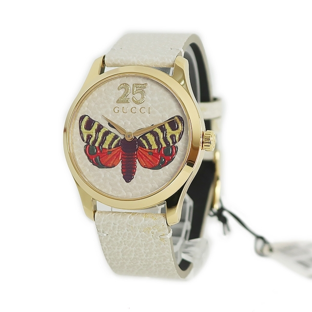 古典 Gucci - 訳有(新品・未使用品) 腕時計 クオーツ バタフライ G