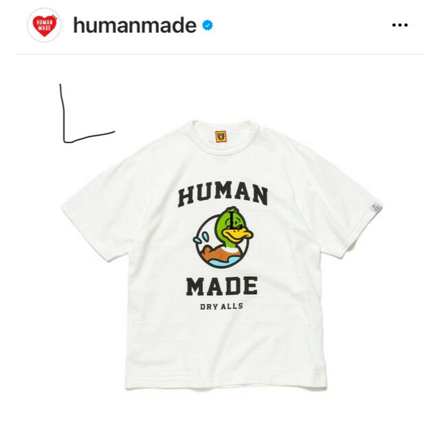 human made Tシャツ L ヒューマンメイド 【国内正規総代理店アイテム
