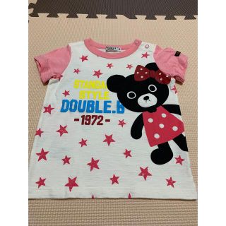 ダブルビー(DOUBLE.B)の【90サイズ】ダブルビー 半袖Tシャツ(Tシャツ/カットソー)