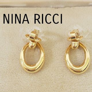 ニナリッチ(NINA RICCI)の【美品‼️】NINA RICCI ニナリッチ ピアス イヤリング ゴールド(ピアス)