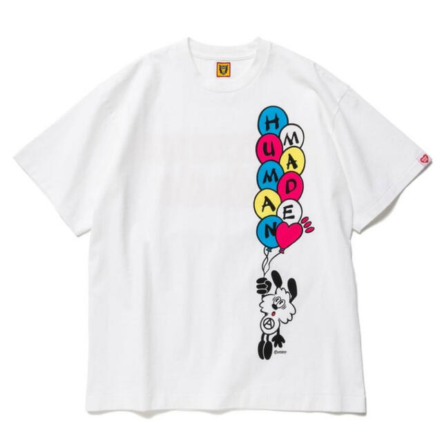 HUMAN MADE(ヒューマンメイド)のHUMAN MADE VICK T-SHIRT "White" M メンズのトップス(Tシャツ/カットソー(半袖/袖なし))の商品写真