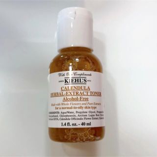 キールズ(Kiehl's)のキールズ ハーバル トナー カレンデュラ 40mL 化粧水 試供品 サンプル(化粧水/ローション)