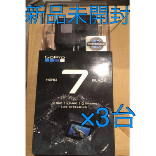 G - 新品日本正規品☆G HERO7 BLACK CHDHX-701-FW×3の通販 852&