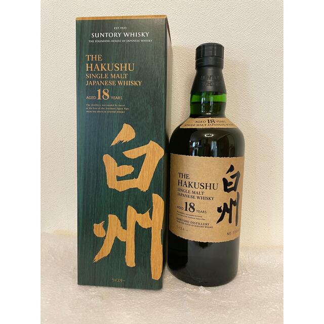 新品 サントリー白州18年 箱あり 1本 - 酒