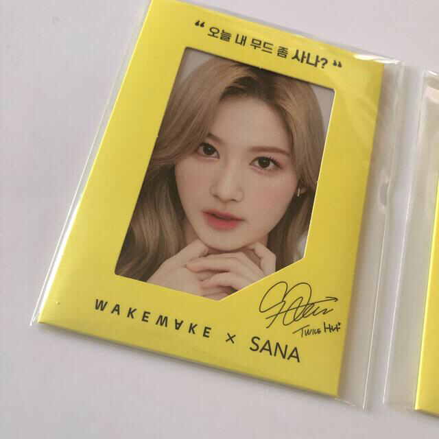 TWICE - ウェイクメイク TWICE サナ トレカ 2セット フォトカード