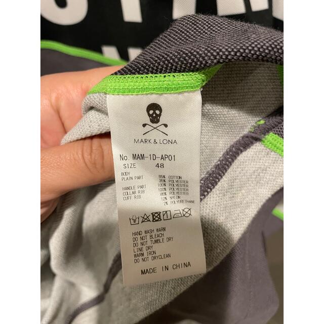MARKLONA マークアンドロナ ポロシャツ 48 ジップアップ Lサイズ www