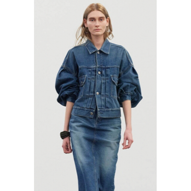 レディースHYKE 完売　Gジャン BALLOON SLEEVE DENIM JACKET