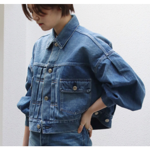 HYKE 完売　Gジャン BALLOON SLEEVE DENIM JACKET 2