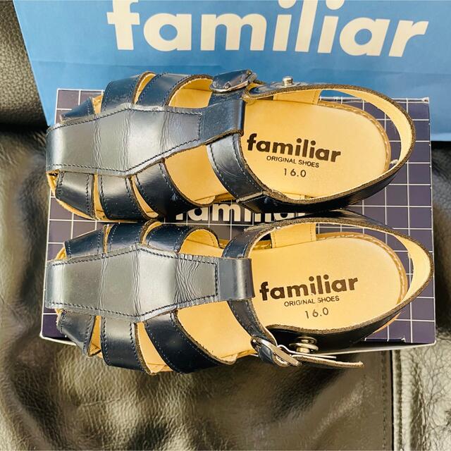 familiar(ファミリア)のfamiliar サンダル 16.0cm 美USED キッズ/ベビー/マタニティのキッズ靴/シューズ(15cm~)(サンダル)の商品写真